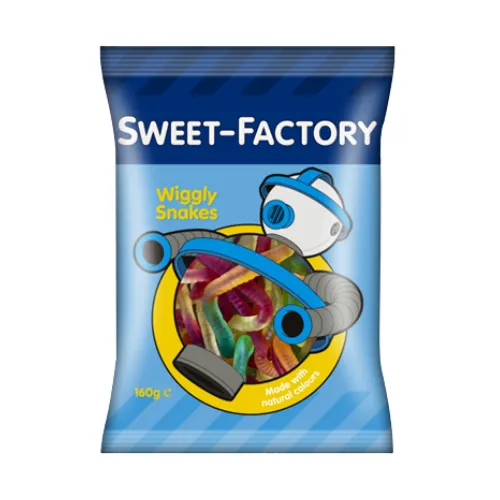 Sweet Factory حلوى الثعابين المرنة