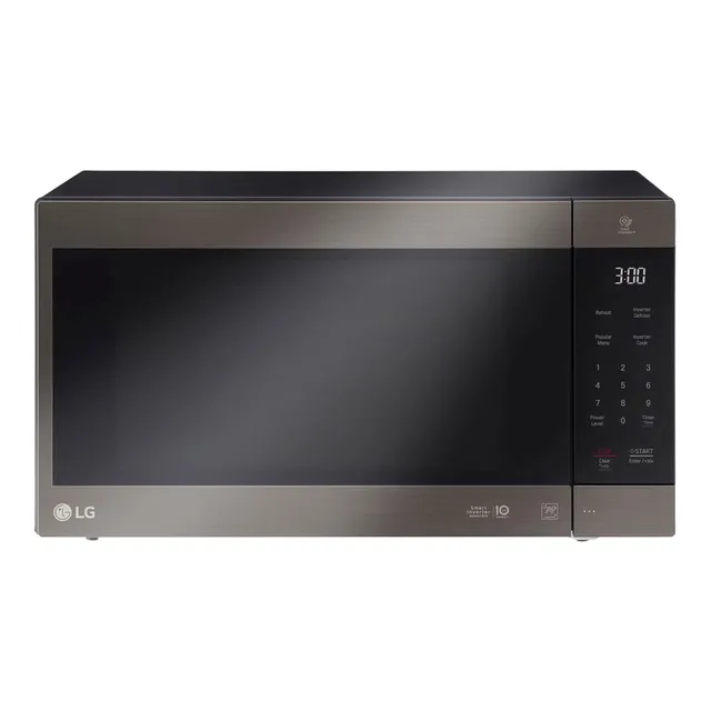 LG NeoChef Microwave Oven MS5696HIT, Large, Smart Inverter, Black Stainless Steel