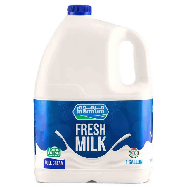 Marmum Fresh Cow Milk Full Cream 100 Percent Fresh, 1 Gallon