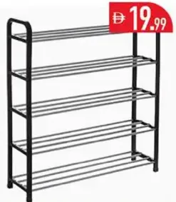 Shoe Rack Metal 4 Lyr