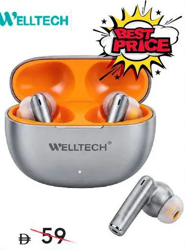 Welltech سماعات اذن لاسلكية