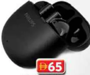Philips TAT1139BK True Wireless Headphones