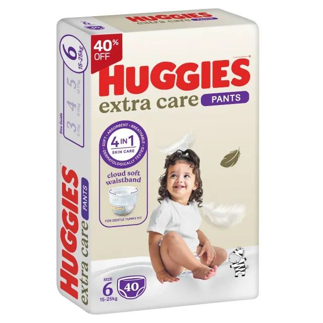 Huggies Jumbo Pant Size 6 (15- ) - 40Pcs