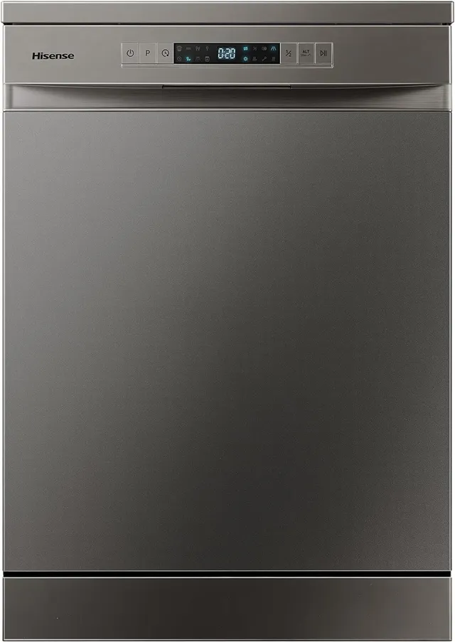 Hisense 15 Place Settings Dishwasher Free Standing With 6 Programs Grey HS 623E