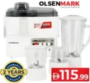 OlsenMark 4in1 Food Processor 650W