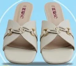 Ladies Point Heel Slippers