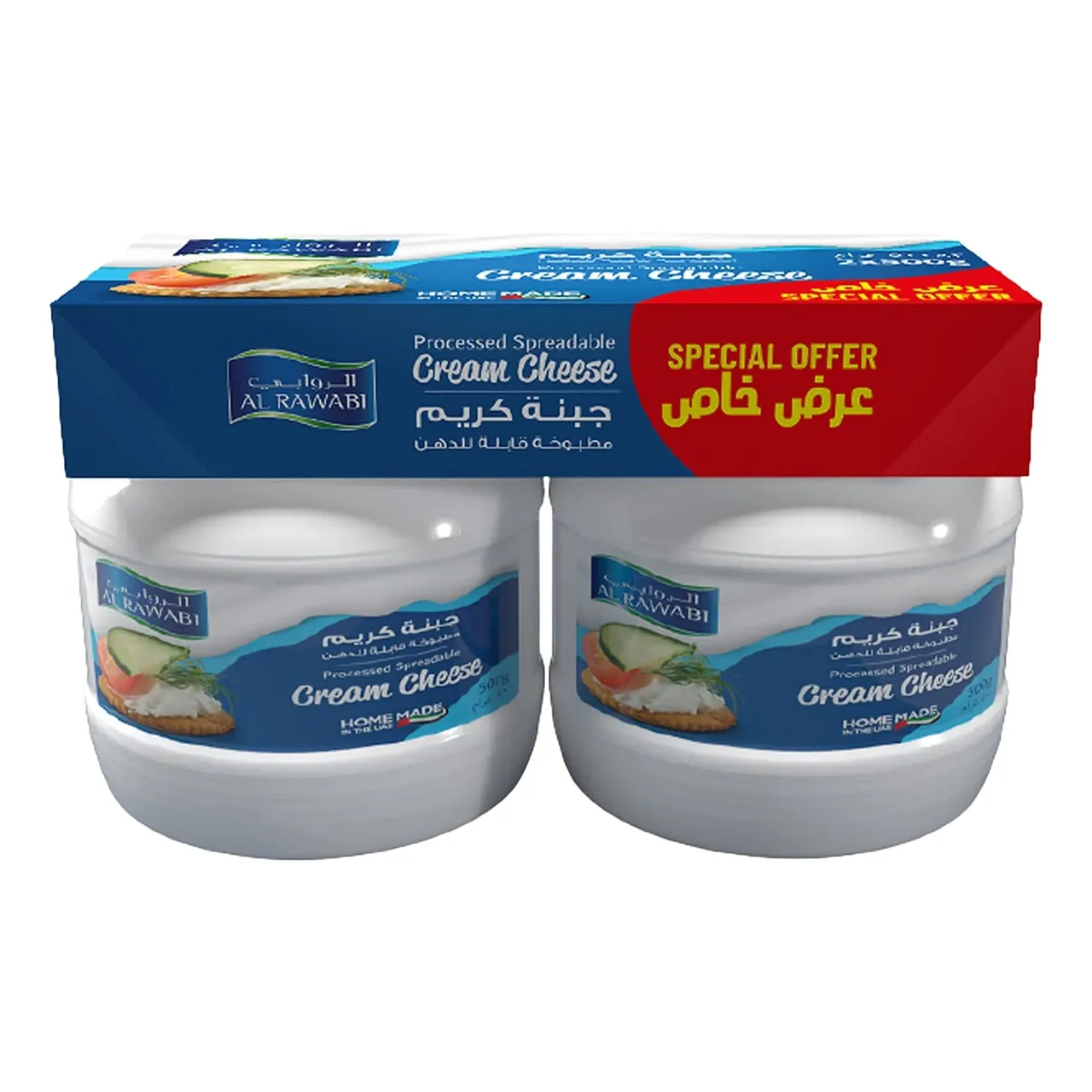 الروابي جبن كريمي قابل للدهن Al Rawabi X 2 Pcs