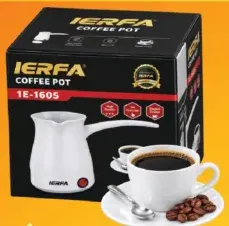 Ierfa إبريق قهوة كهربائي