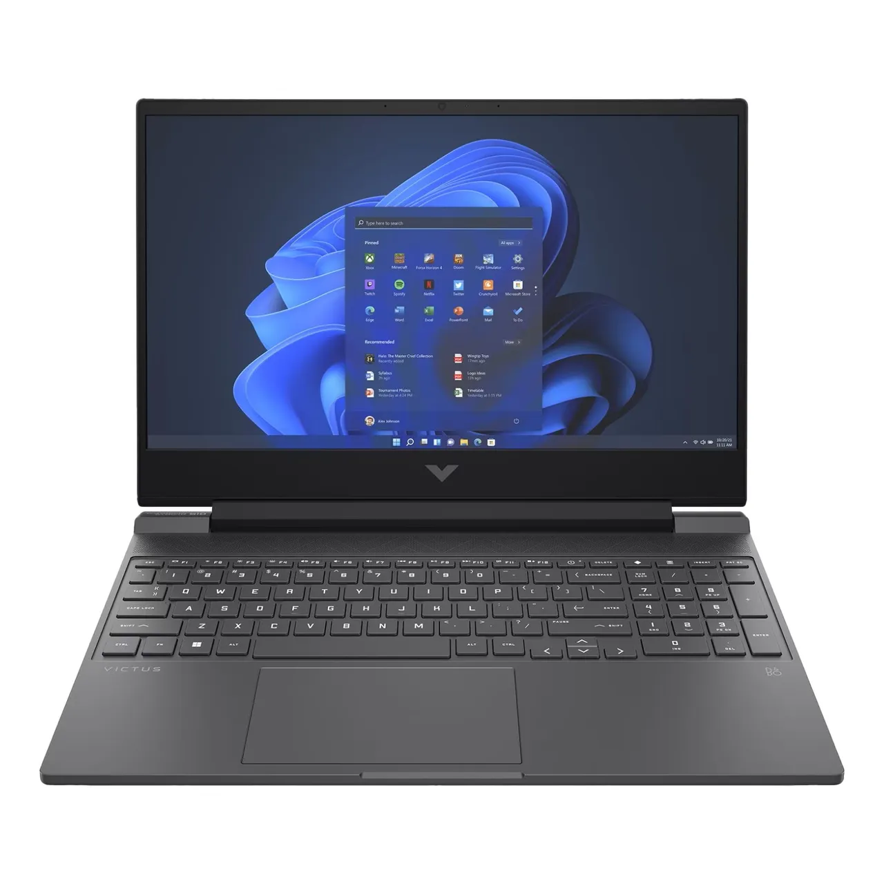 HP لابتوب ألعاب Victus 15-fa1073ne، Intel Core i7-13700H، ذاكرة 16GB RAM، تخزين 512GB SSD، كرت رسومات 6GB NVIDIA GeForce RTX 3050، شاشة 15.6 بوصة FHD، Windows 11 Home، فضي Mica، لوحة مفاتيح إنجليزي/عربي - 7Z8J7EA#ABV
