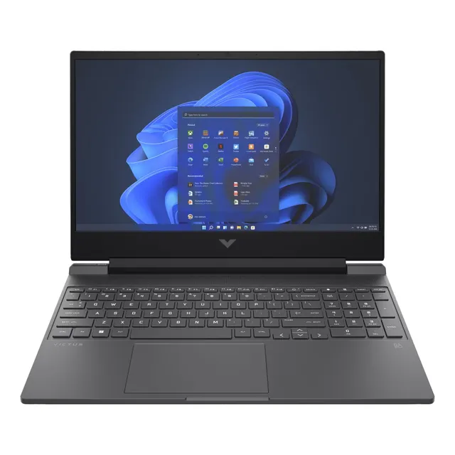 HP Victus Gaming Laptop 15-FA1073NE, Intel Core i7-13700H, 16GB RAM, 512GB SSD, 6GB NVIDIA GeForce RTX 3050, 15.6-inch FHD, Windows 11 Home, Mica Silver, English/Arabic Keyboard- 7Z8J7EA#ABV