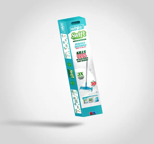 White Mop Floor Wipes - 30 Pcs