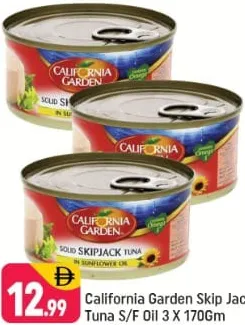 California Garden Skip Jack Tuna S/F Oil