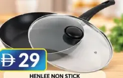 Henlee Non Stick Frypan with Lid
