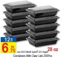 Containers With Clear Lids