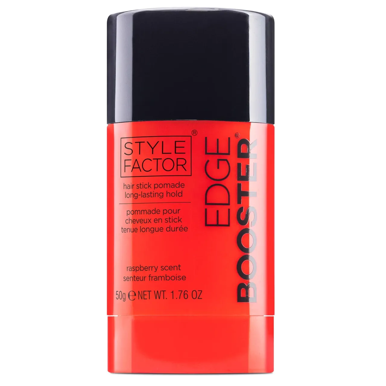 Style Factor EDGE BOOSTER عصا بوماد شمع الشعر بشمع العسل تثبيت قوي للشعيرات المتطايرة والحواف وشعر الأطفال للكعكات الناعمة وذيل الحصان هدايا للنساء والأمهات والبنات والمراهقات Raspberry