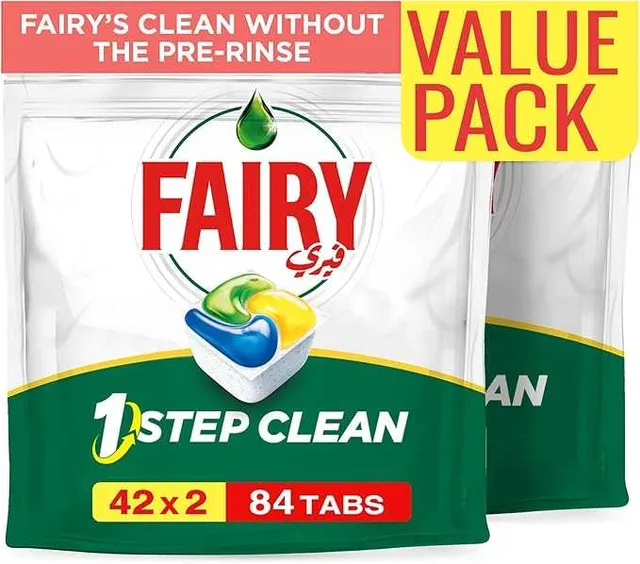 Fairy Tabs Aio Yellow - 2 x 42's