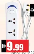 Best وصلة كهرباء 4 مخارج Bt-5203