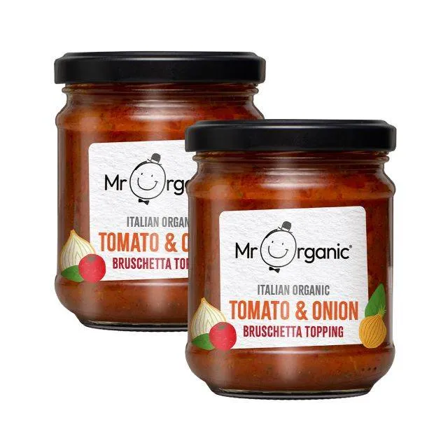 Mr Organic Bruschetta Topping Tomato & Onion