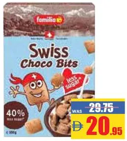 Familia Swiss Choco Bits Less Sugar
