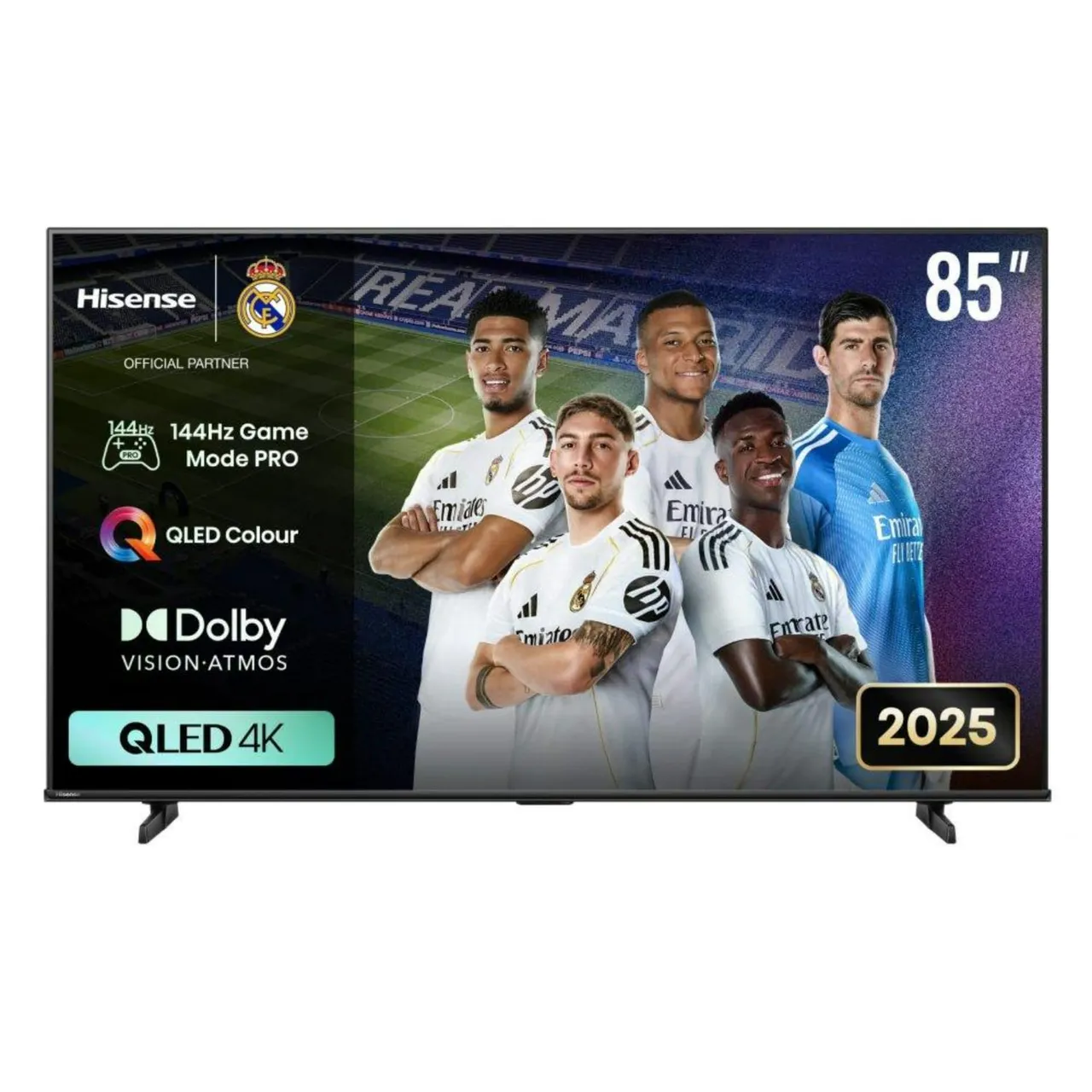 Hisense تلفزيون QLED ذكي سلسلة Q71Q مقاس 85 بوصة بدقة 4K، أسود، 85Q71Q
