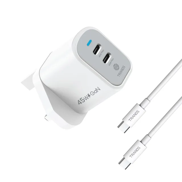 Trands Dual TypeC Travel charger TR-AD8424