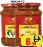 Aeroplane مخلل مشكل