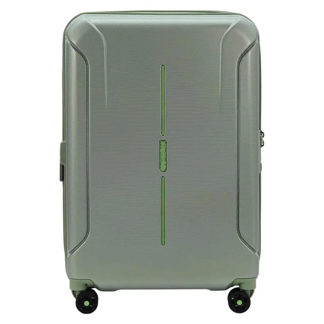 american tourister Technum Spinner Luggage Hard Trolley, Urban Green, 77cm