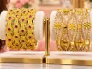 Ladies Gold Bangle Set