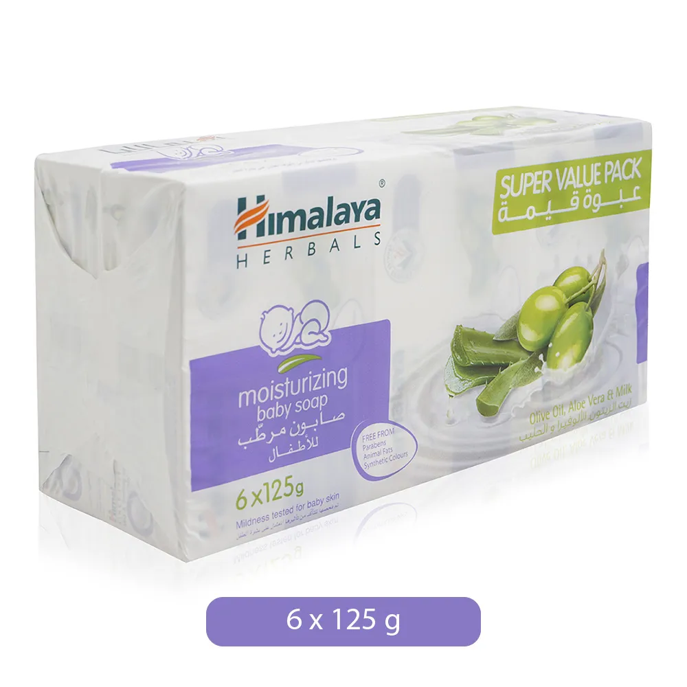 Himalaya صابون الأطفال بالألوفيرا 125Gmx6Pcs