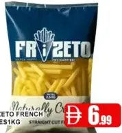 Frizeto French Fries Straight Cut