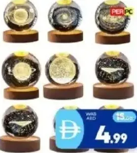 3D Cristal Ball Light