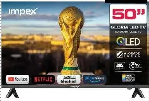 impex تلفاز ذكي QLED Gloria50Q