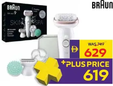 Braun Silk-épil 9 SkinSpa Wet & Dry Epilator 9080