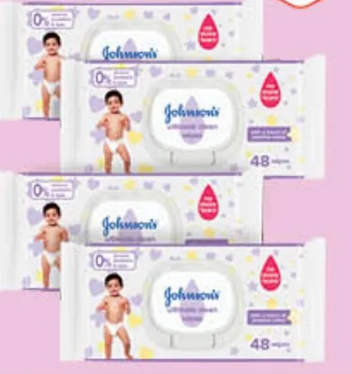 Johnson's مناديل مبللة للأطفال جونسون
