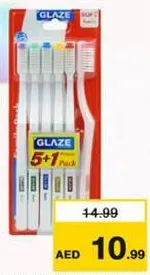 Glaze جليز فرشاة أسنان عائلية