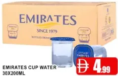 Emirates Cup Water