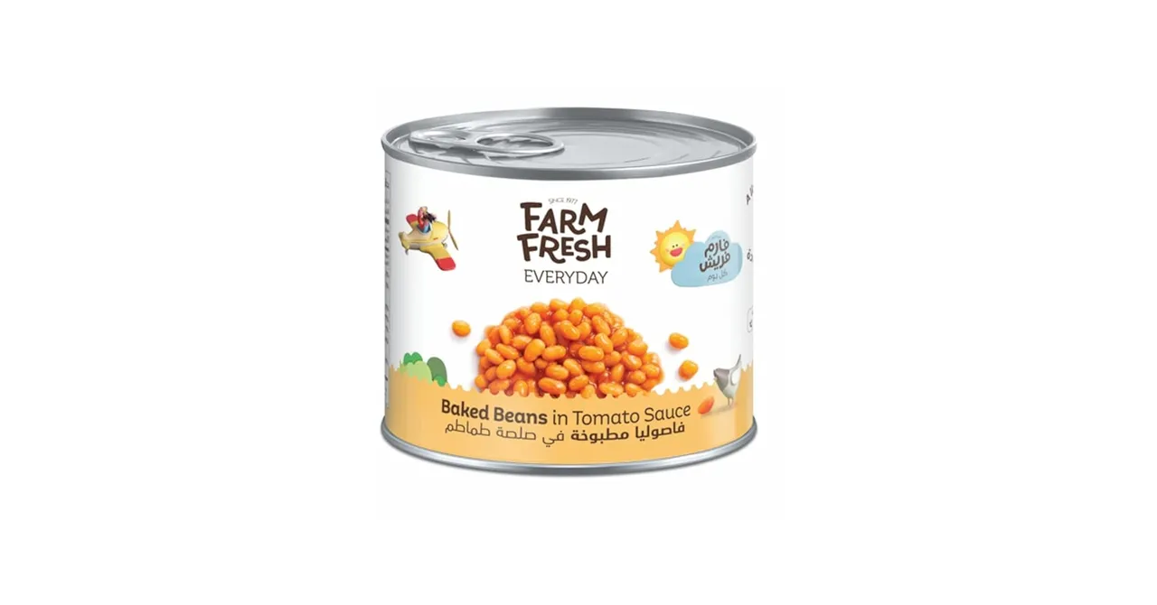 Farm Fresh فاصوليا مطهية بصلصة الطماطم