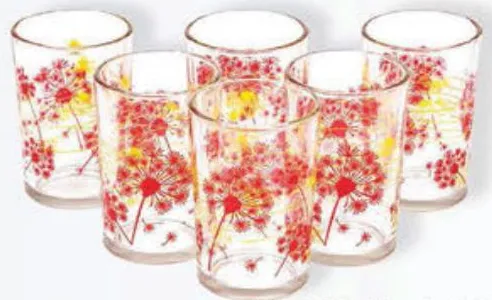 Sekura Printed Glass Set 8#