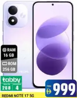 Redmi Note 17 Ram 16 GB; Rom 256 GB