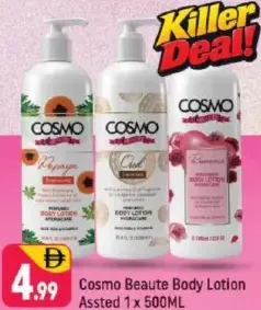 Cosmo Beaute Body Lotion Assted