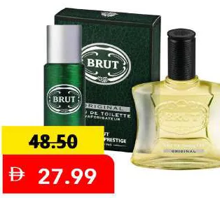 Brut بروت أو دو تواليت + مزيل عرق