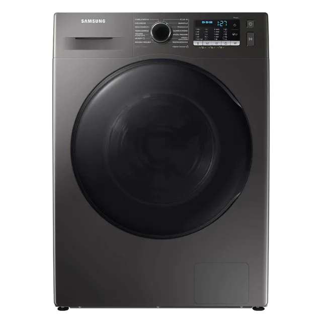 Samsung Front Load Washer Dryer Combo 8x, Silver, WD80TA046 (International Version)