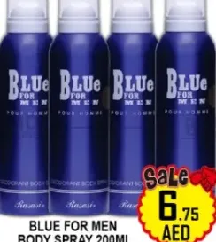 Blue For Men Body Spray