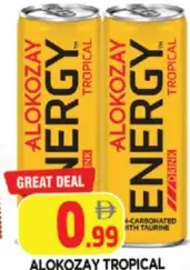 Alokozay Energy Drink Tropical