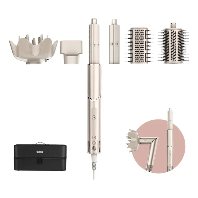 Shark FlexStyle 5-in-1 Air Styler And Hair Dryer With Storage Case HD440SLME Stone