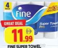 Fine Super Towel 3ply