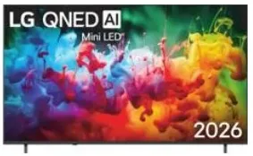 LG تلفاز QNED AI Mini LED 85Qned70B6Tafu
