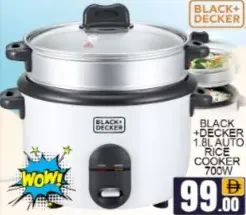 Black+Decker Auto Rice Cooker 700W
