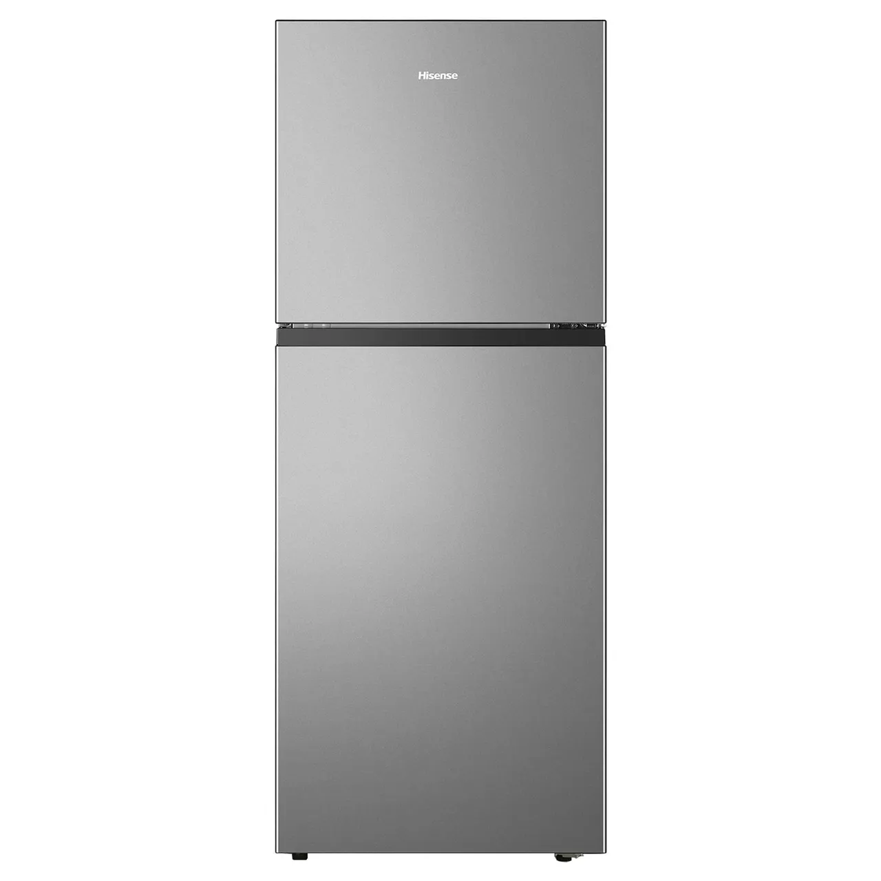 Hisense ثلاجة ببابين فريزر علوي RT264N4DGN فضية