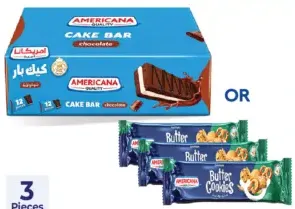 Americana Cake bar or butter cookies Assorted